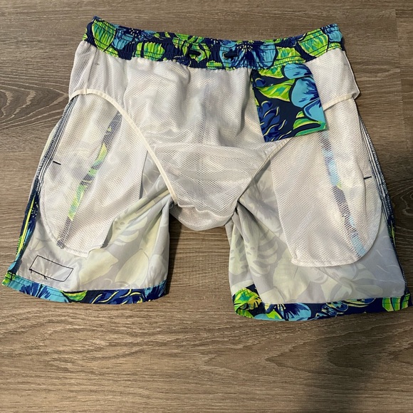 Vineyard Vines Men's Printed Piped Chappy Trunks- Moonshine Sz Small Swim Shorts - Picture 11 of 12